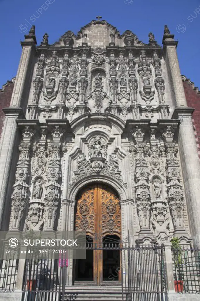 Mexico, Mexico City, 'Sagrario Metropolitano, Chapel Attached To Catedral Metropolitana, Zocalo, Plaza De La Constitucion, '