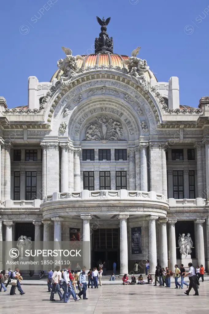 Mexico, Mexico City, 'Palacio De Las Bellas Artes, And Museo Nacional De Arquitectura, Alameda Central'
