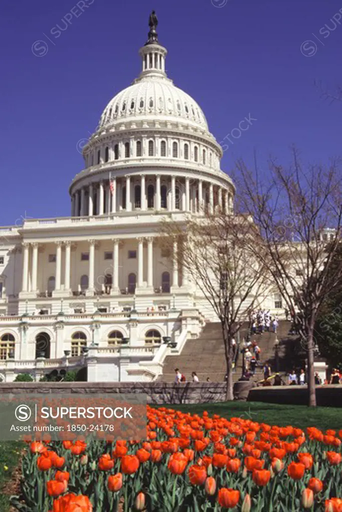 Usa, Washington Dc, 'The Capitol Building, Capitol Hill'