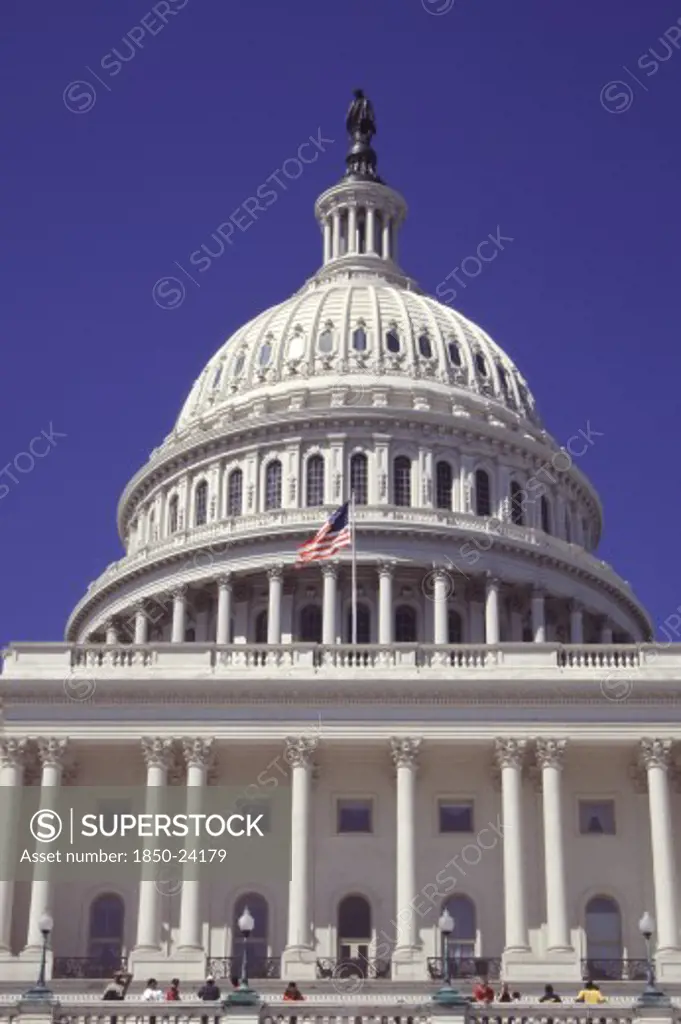 Usa, Washington Dc, 'The Capitol Building, Capitol Hill'