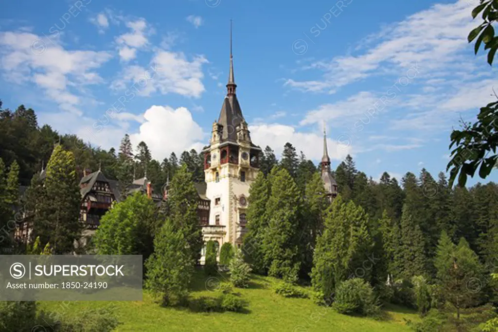 Romania, Transylvania, Sinaia, 'Peles Castle, Prahova Valley'