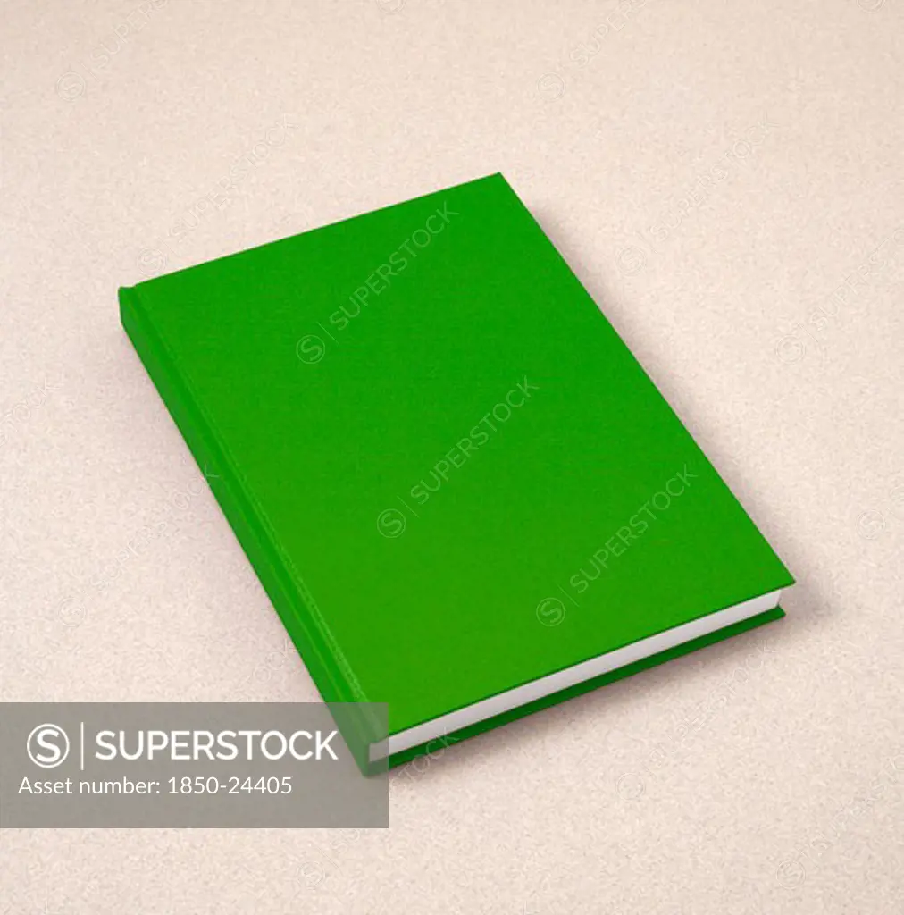 Industry, Publishing, Paper, Green Hardback Book