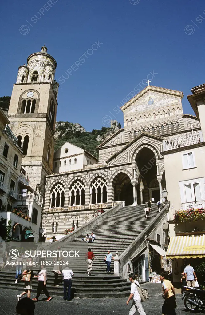 Italy, Campania, Amalfi Coast, 'Amalfi Cathedral, Duomo Di Sant Andrea'