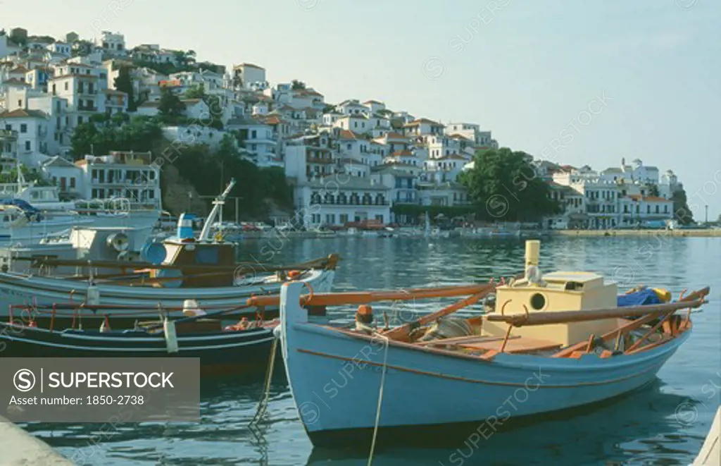 Greece, Northern Sporades, Skopelos , Fishing Boats