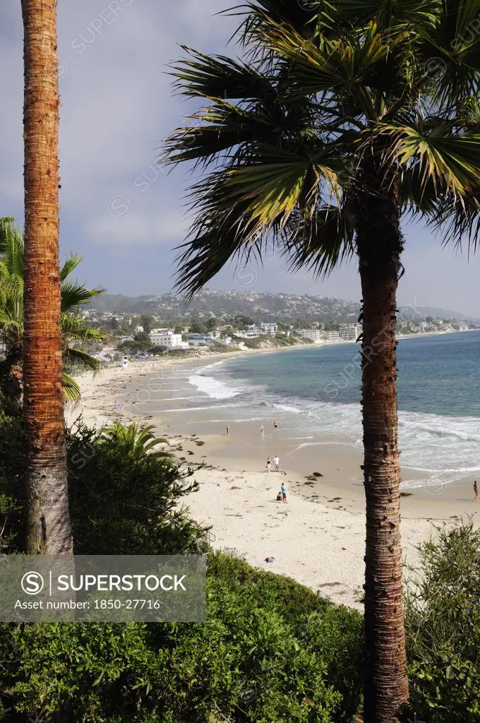Usa, California, Los Angeles, 'Main Beach From Heisler Park, Laguna Beach'