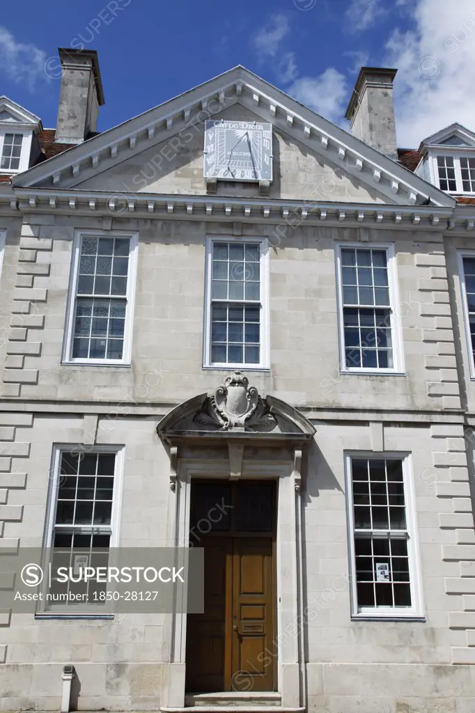 England, East Sussex, Lewes, 'High Street, Crown Court Building.'