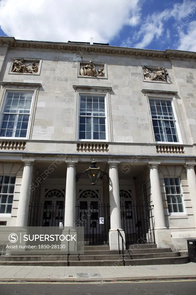England, East Sussex, Lewes, 'High Street, Crown Court Building.'