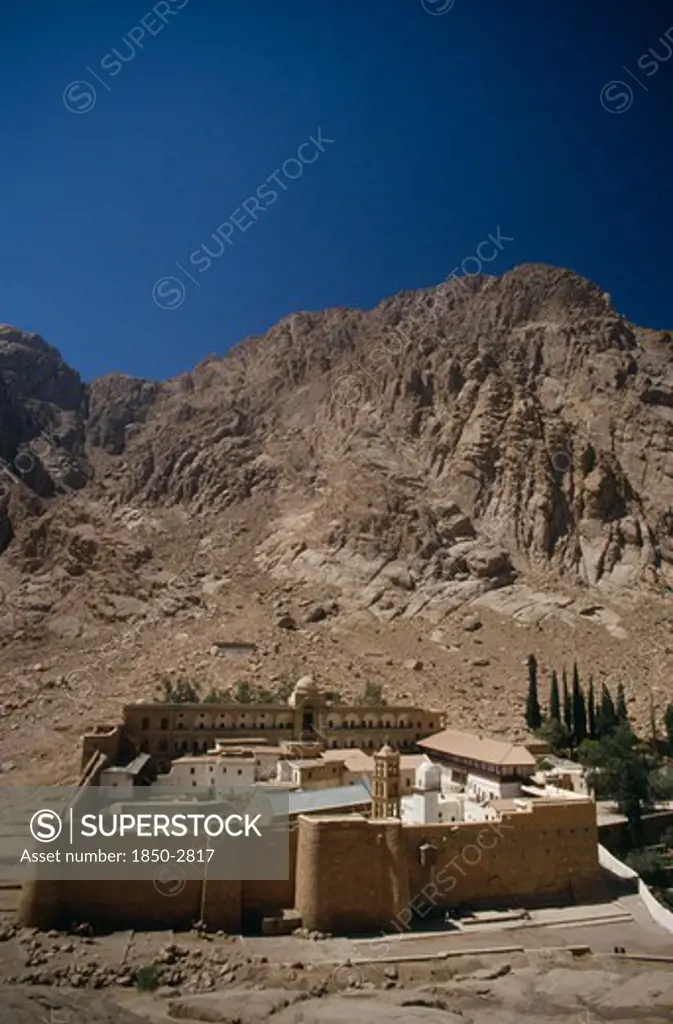 Egypt, Sinai, St CatherineS Monastery, St Catherine'S Greek Orthodox Monastery On Mount Sinai Dating From 337 Ad