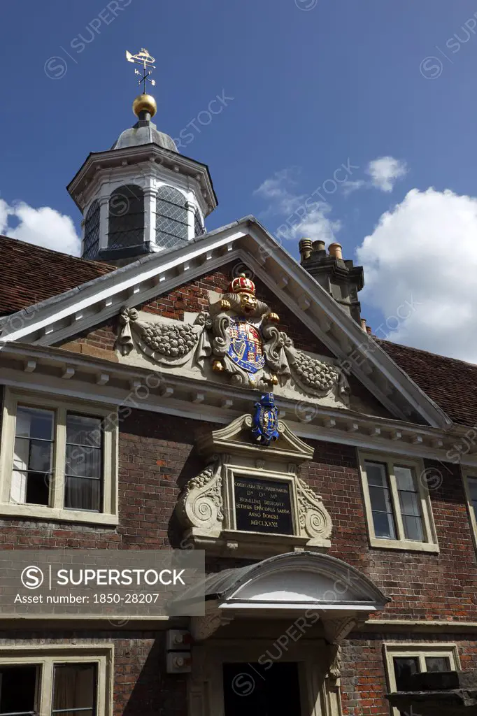 England, Wiltshire, Salisbury, 'High Street, Exterior Of The College Of Matrons 1682.'