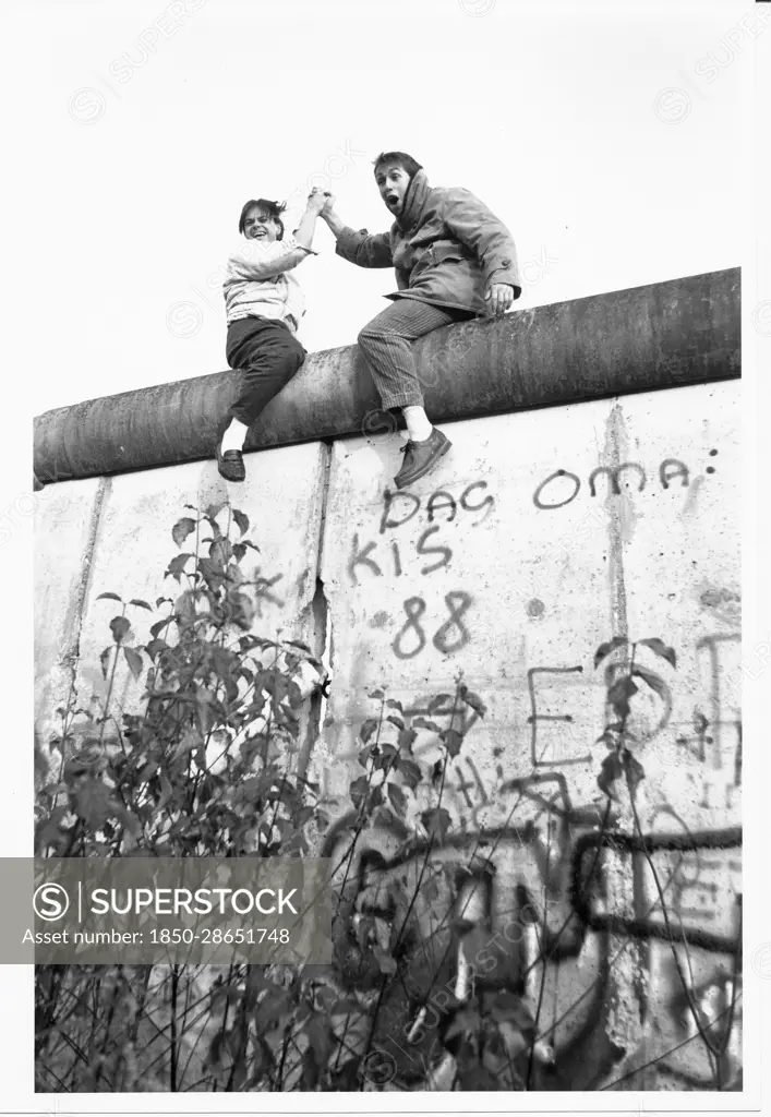Germany, Berlin, the fall of the Berlin Wall in November 1989.