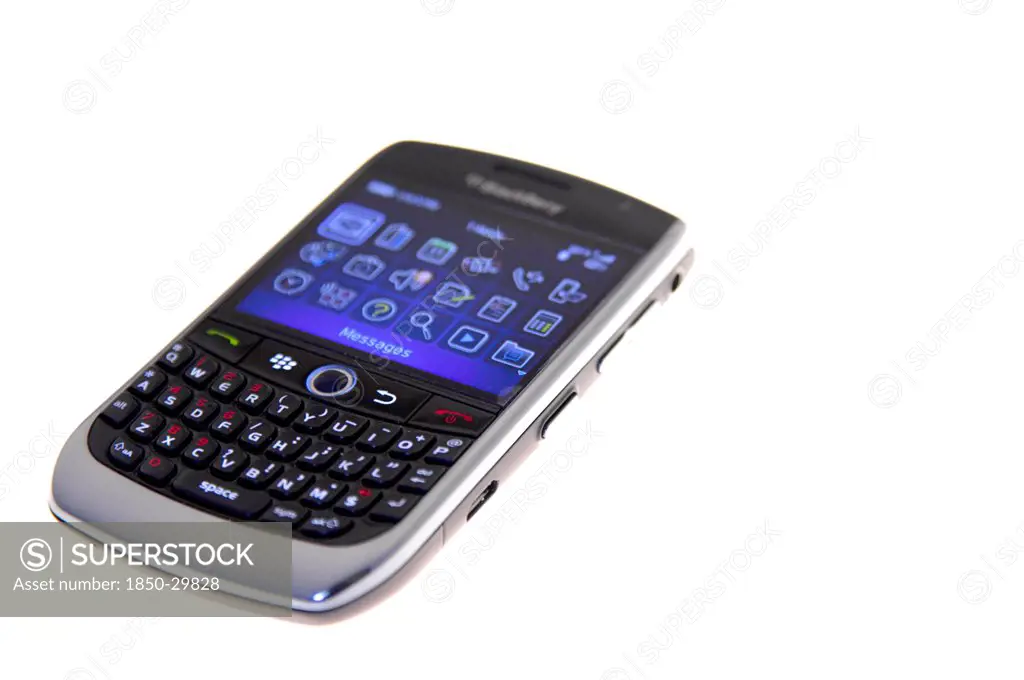 Communications, Telephones, Mobile, Blackberry Curve 8900 Smart Phone.