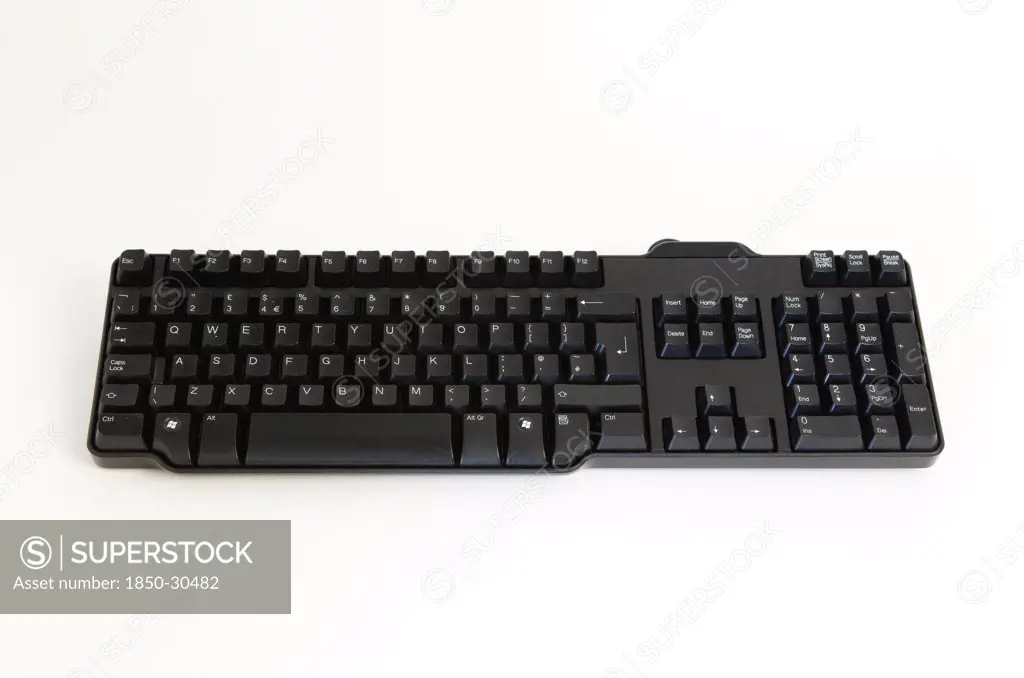 Industry, Computers, Components, Standard Uk Qwerty Computer Keyboard.
