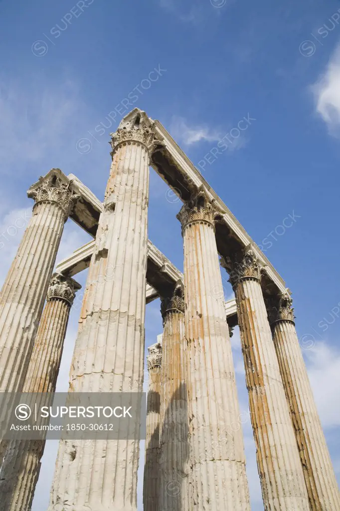 Greece Attica Athens, The Temple of Olympian Zeus