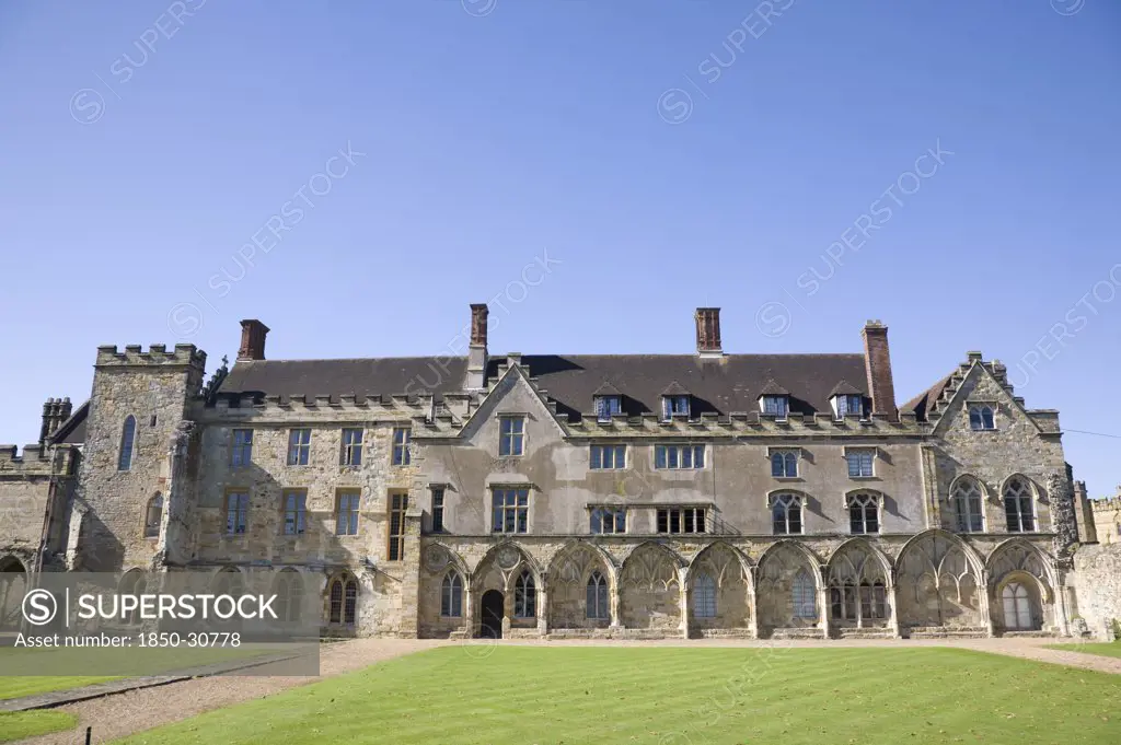 England East Sussex Battle, Abbots Great Hall and Library next to the Abbey