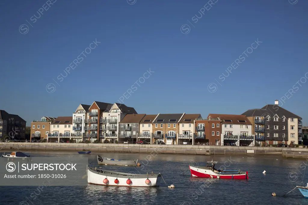 England West Sussex Shoreham-By-Sea, Ropetackle riverside housing
