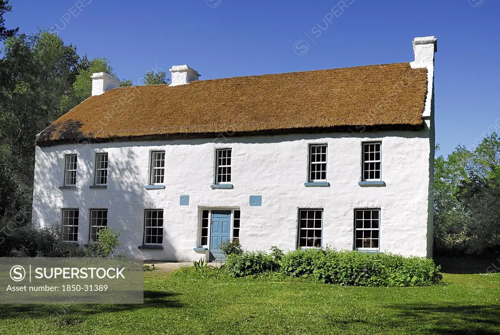 Ireland County Tyrone Omagh, Ulster American Folk Park  The Campbell House originally built in 1786