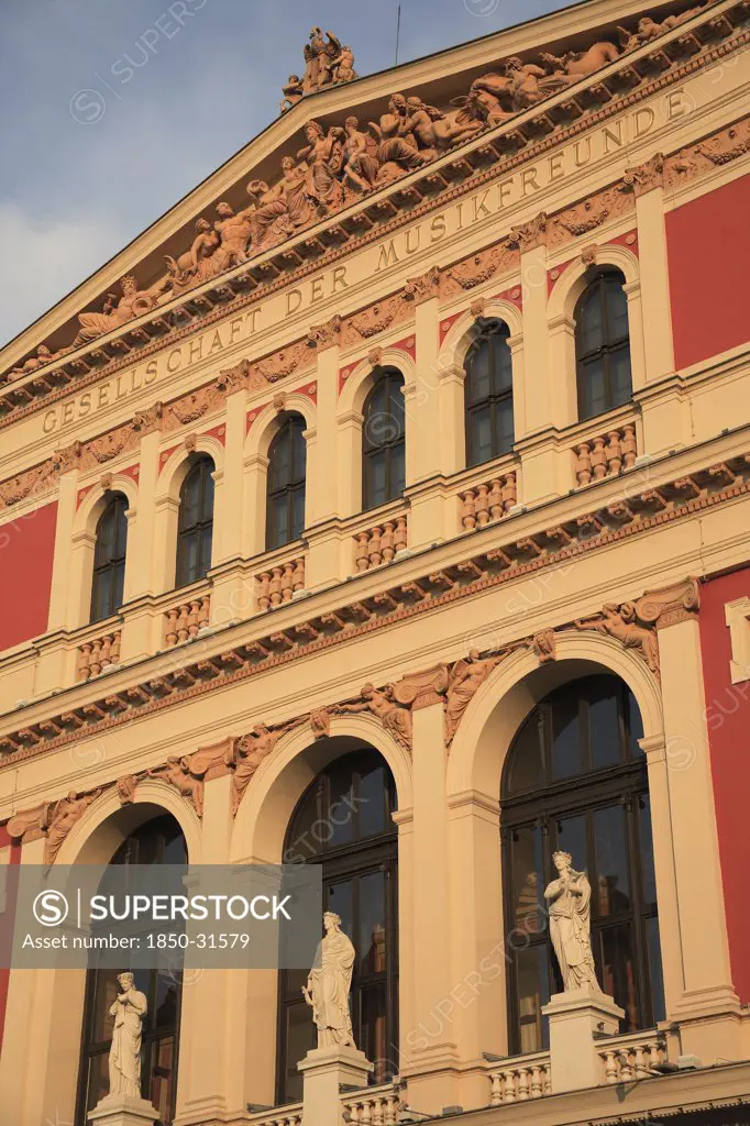 Austria Vienna, Musikverein Concert Hall  home of the Vienna Philharmonic orchestra