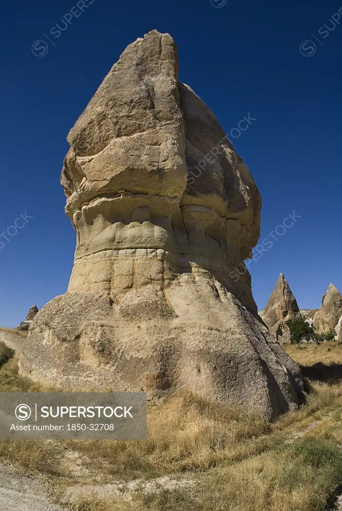 Turkey, Cappadocia, Goreme, Sword Valley, The valley got its name because of all the sharp pinnacles to be found there.
