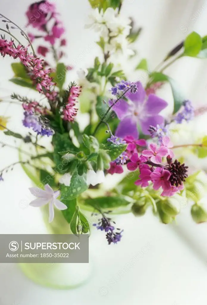 Mixed flowers in a vase