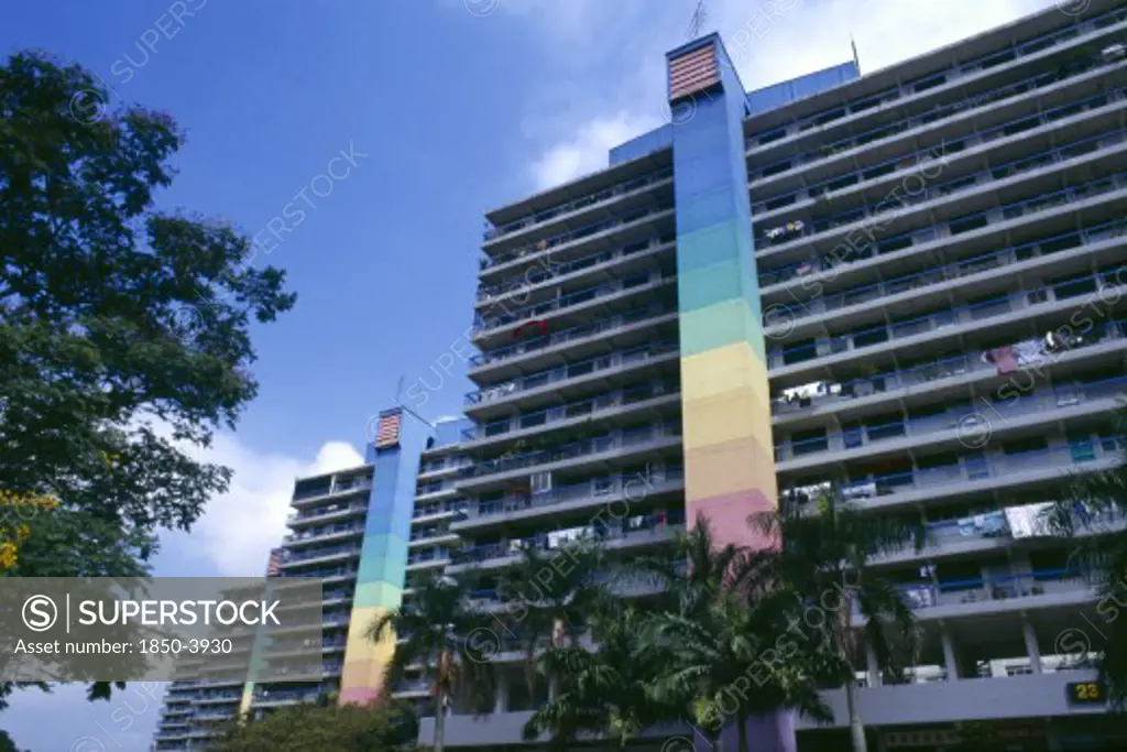 Singapore, Outram Park , Housing Development Board Goverment Apartments.