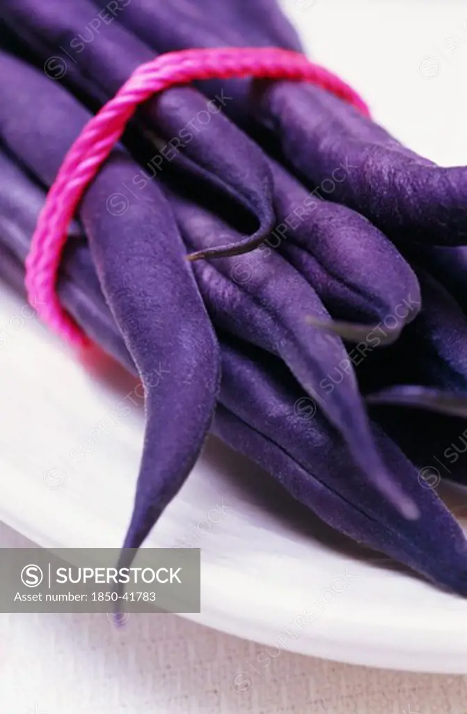 Phaseolus Vulgaris 'Purple Queen', French Bean