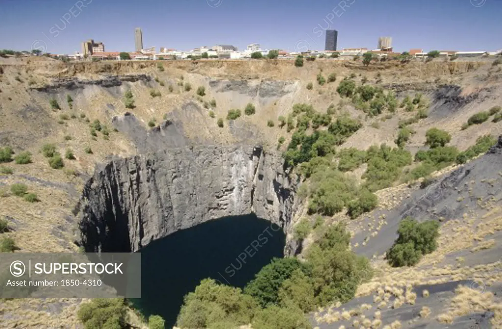 South Africa, Northern Cape , Kimberly, The Big Hole Diamond Mine And Museum