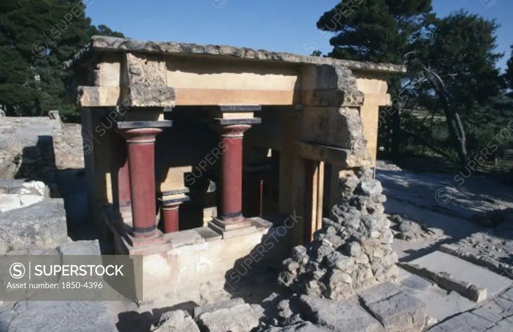 Greece,  , Crete, Knossos Palace