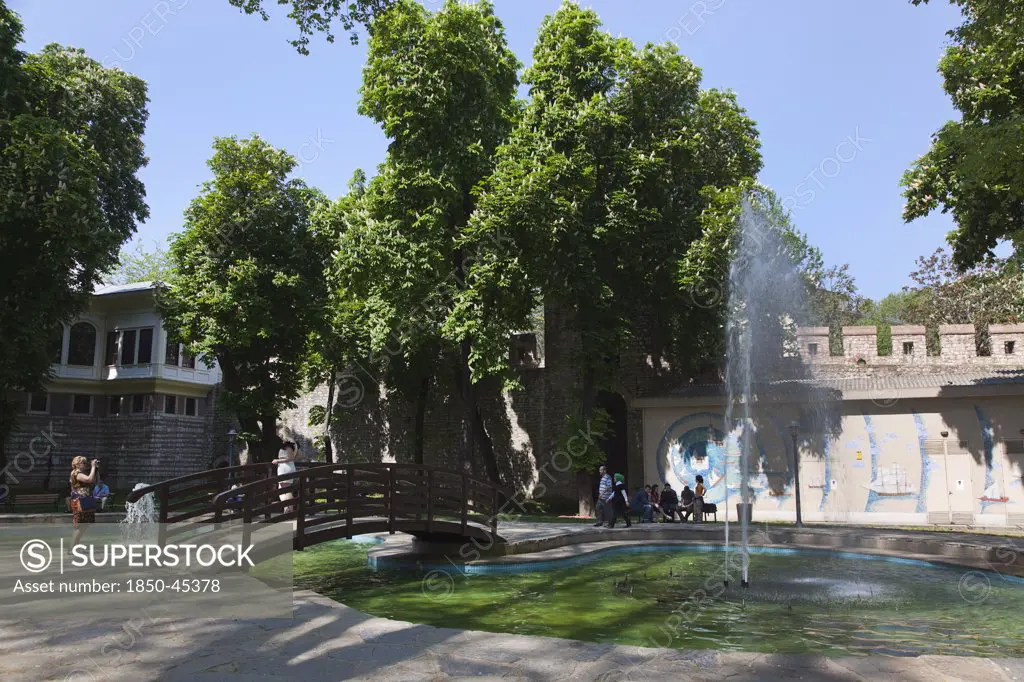 Sultanahmet Topkapi Palace Gardens.Turkey Istanbul