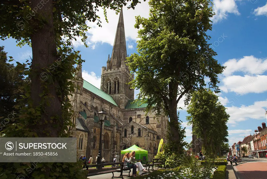 England, West Sussex, Chichester, the Cathedral.