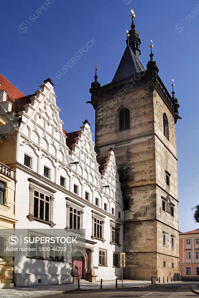 Czech Republic, Bohemia, Prague, Charles Square, New Town Hall, Late 14th century.