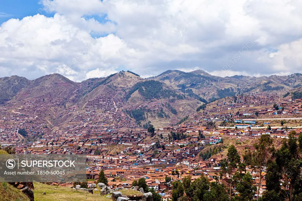 Peru, Cuzco, Overlooking the City.