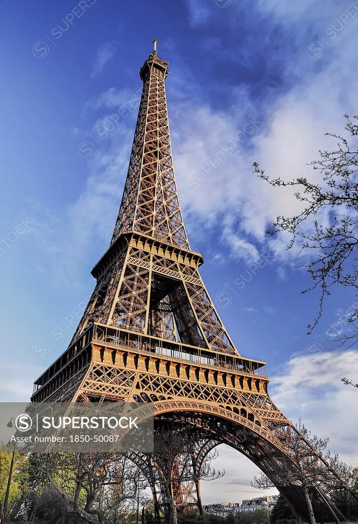 France, Ile de France, Paris, Eiffel Tower.