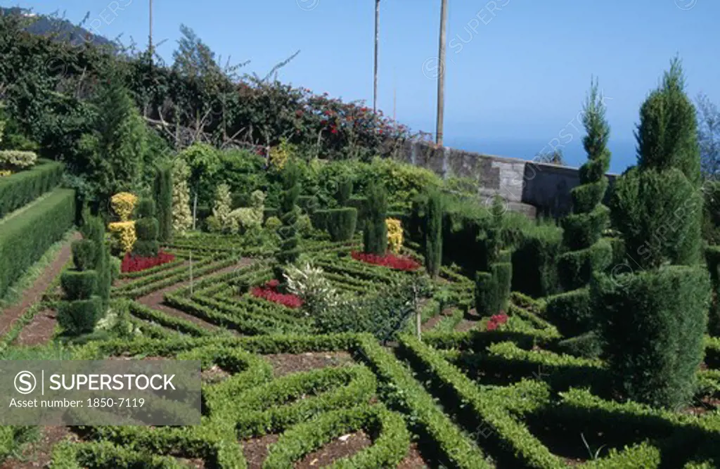Portugal, Madiera, The Jardim Botanico Botanical Gardens Near Funchal