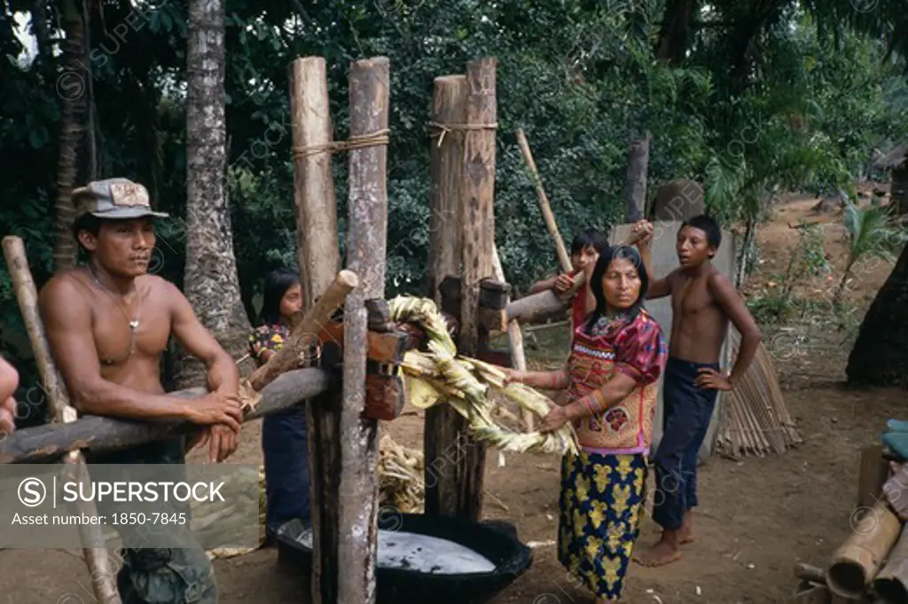 Panama, People, Embera Indians.