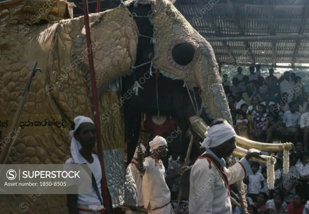 Sri Lanka, Kandy, Perahera Annual Festival Procession And The Great Elephant Parade