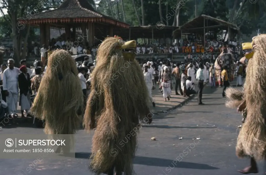Sri Lanka, Kandy, Perahera Annual Festival Procession And The Parade Of Lion Masqueraders