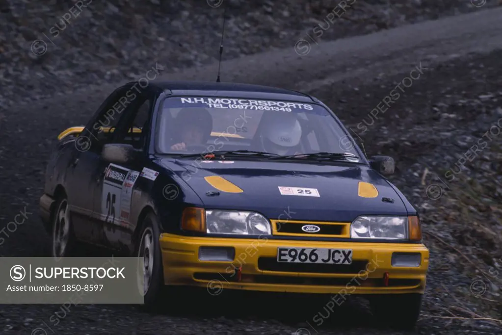 Sport, Motorsport, Rally, Ford Sierra Competing In Vauxhall Rally Of Wales.