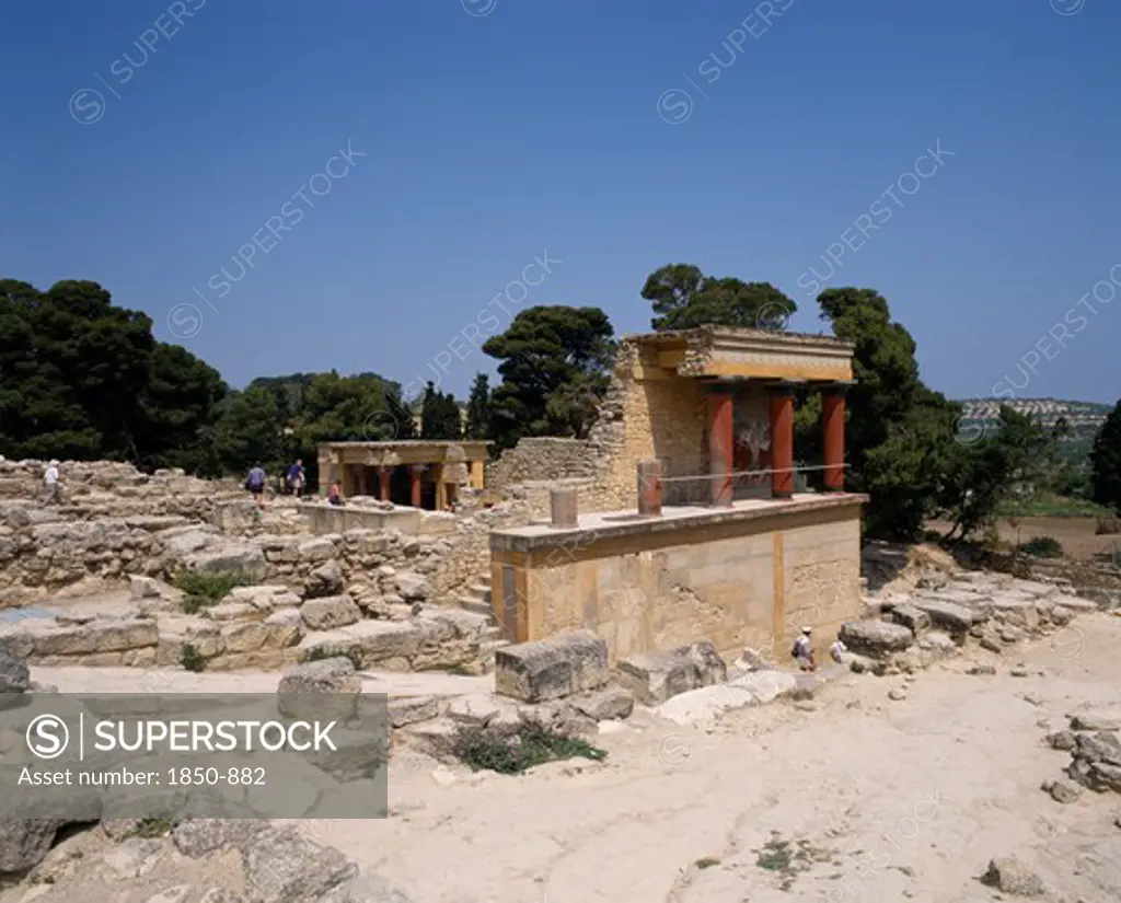 Greece,  , Crete, 'Knossos, Palace Of Minos'