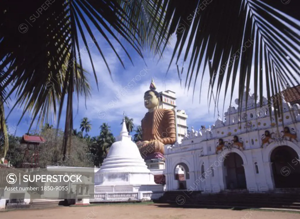 Sri Lanka, Wewurukannala Vihara, Site Of Giant Seated Buddha Constructed In 1970