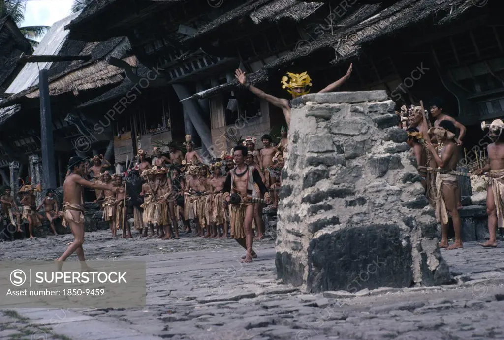 Indonesia, Initiation, Nias Tribal Initiation Ceremony.
