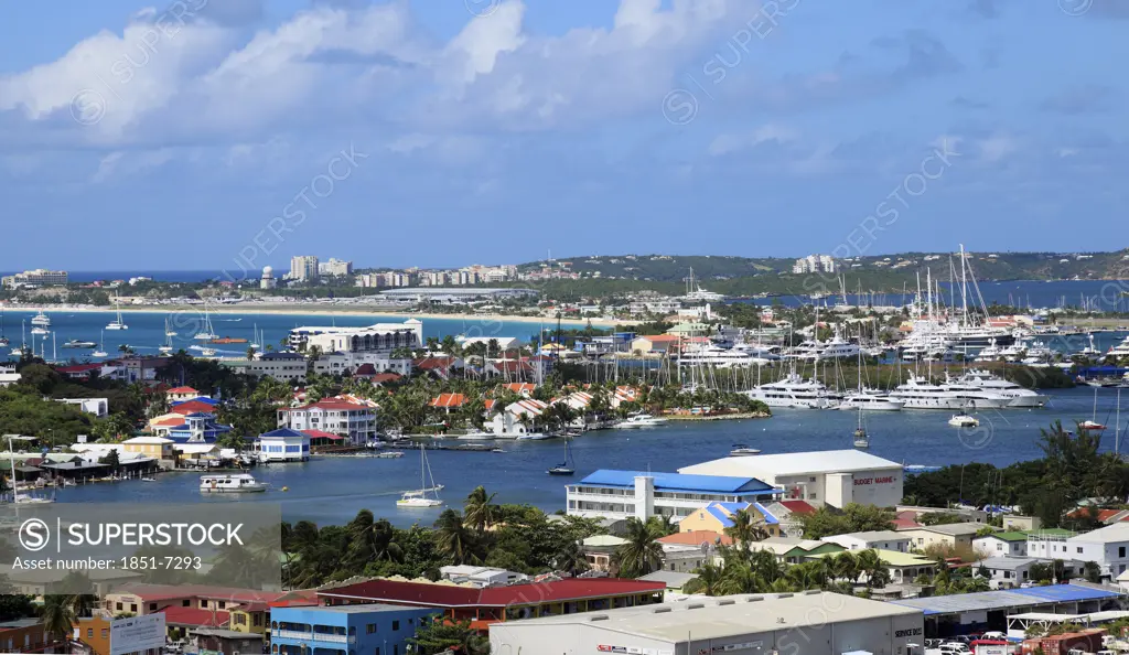 Simpsons Bay at St.Maarten Dutch Caribbean