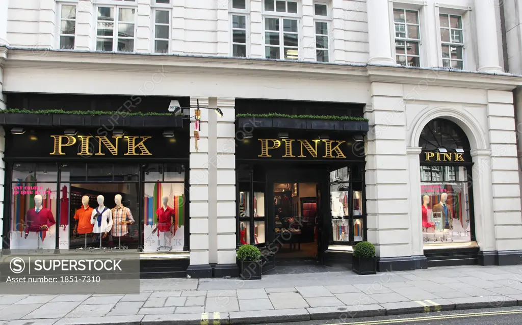Pinks in Jermyn  Street London