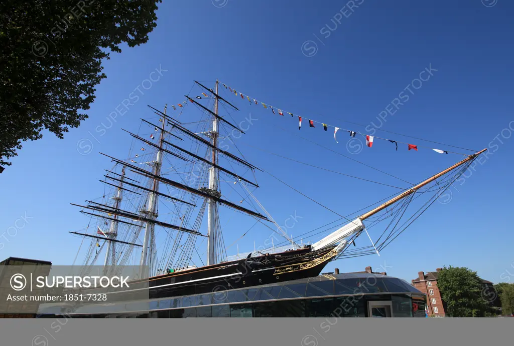 The Cutty Sark Ship at Greenwich  in London