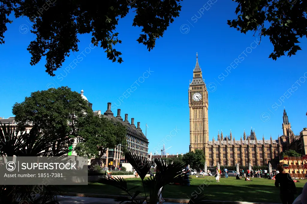 Big Ben  and Houses of Parliament  at Westminster in London UK.