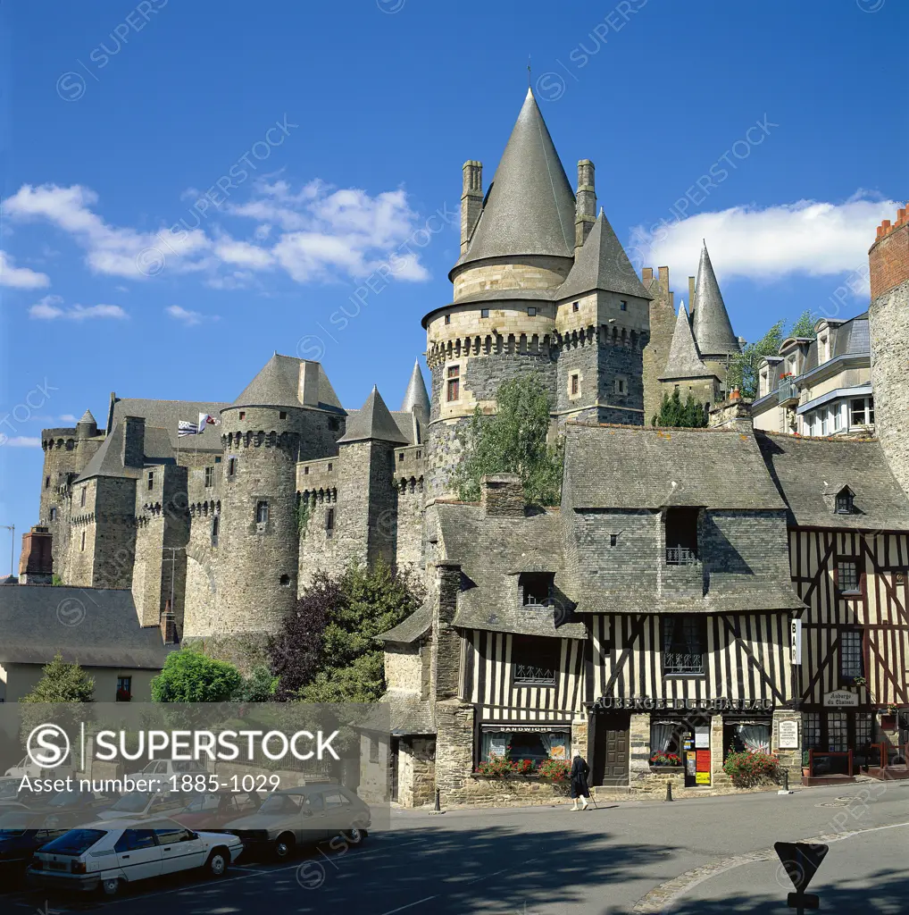 France, Brittany, Vitre, Vitre Castle