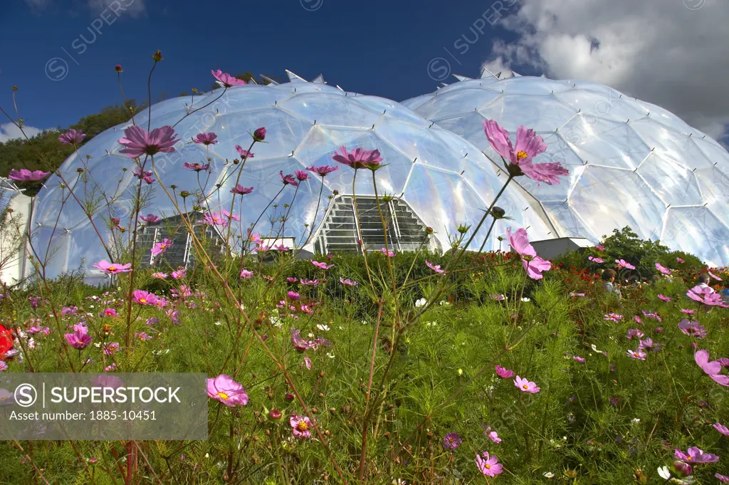 UK - England, Cornwall, St Austell, The Eden Project