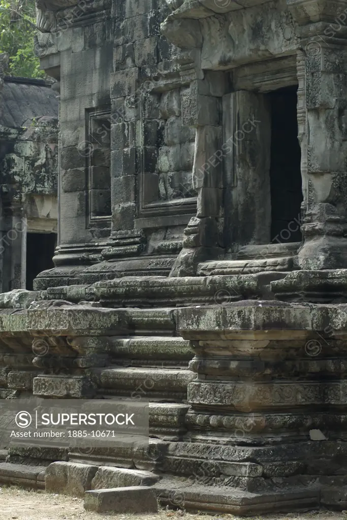 Cambodia, , Siem Reap - near, Angkor Wat - Entrance to Banteay Kdei temple
