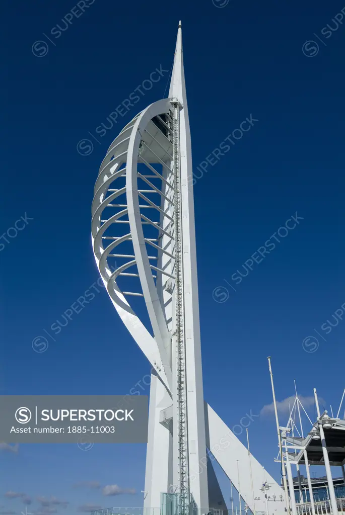 UK - England, Hampshire, Portsmouth, , Spinnaker Tower at Gun Wharf