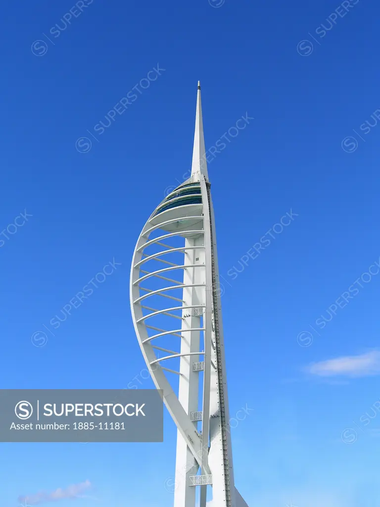 UK - England, Hampshire, Portsmouth, Spinnaker Tower at Gun Wharf