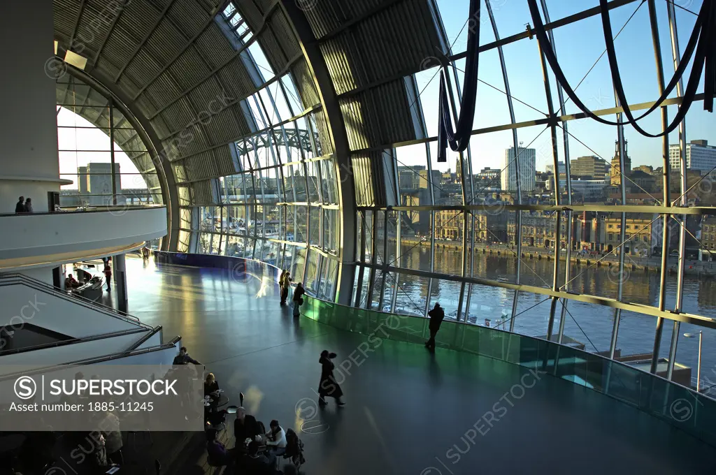 UK - England, Tyne and Wear, Gateshead, The Concourse inside the Sage Gateshead Music Centre 